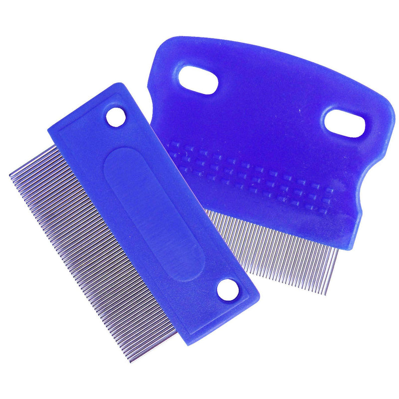 zYoung 2 Pcs Dog Comb, Tear Stain Remover, Dog Eye Stain Remover, Dog Grooming Comb, Comb for Dogs, Gently Removes Mucus and Crust, Tear Stain Remover for Dogs, Pet Tear Stain Remover - PawsPlanet Australia