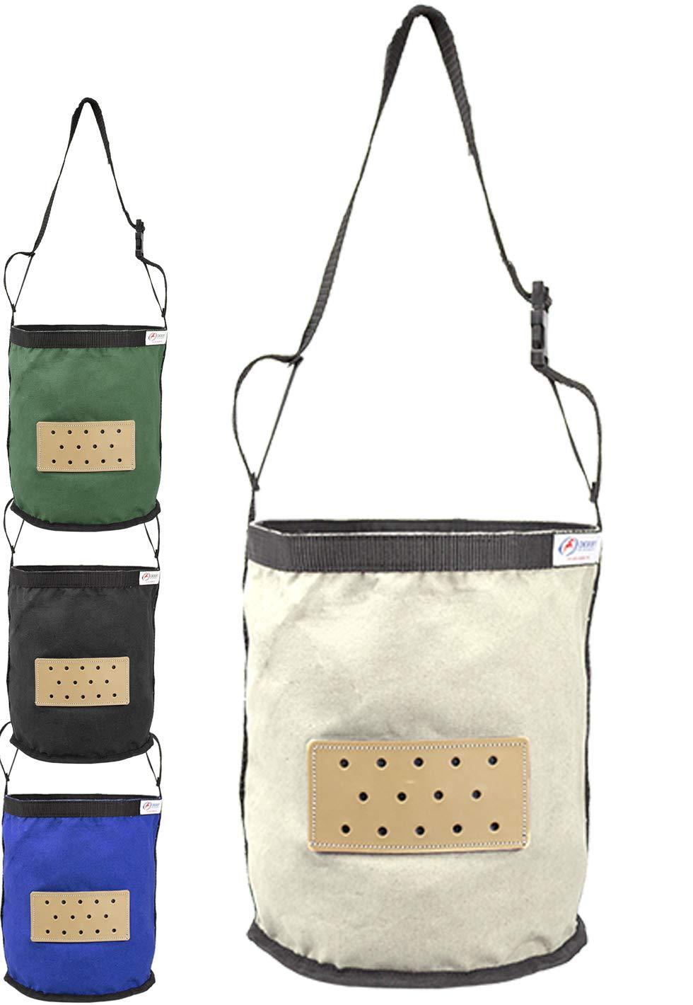Derby Originals Breathable Canvas Feed Bag with No-Spill Design White (2019 Revision) Full Horse - PawsPlanet Australia