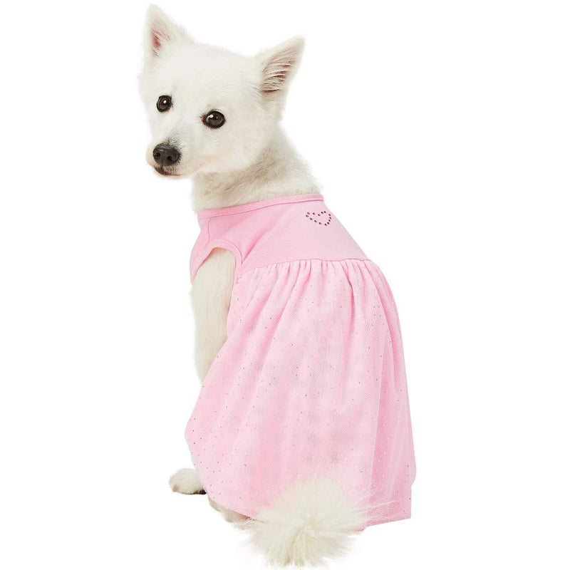 [Australia] - Blueberry Pet 10+ Patterns Made Well Floral Collection - Dog Collars, Harnesses, Leashes, Harness Dresses or Toys Dress - Back Length 10" Lovely Pink 