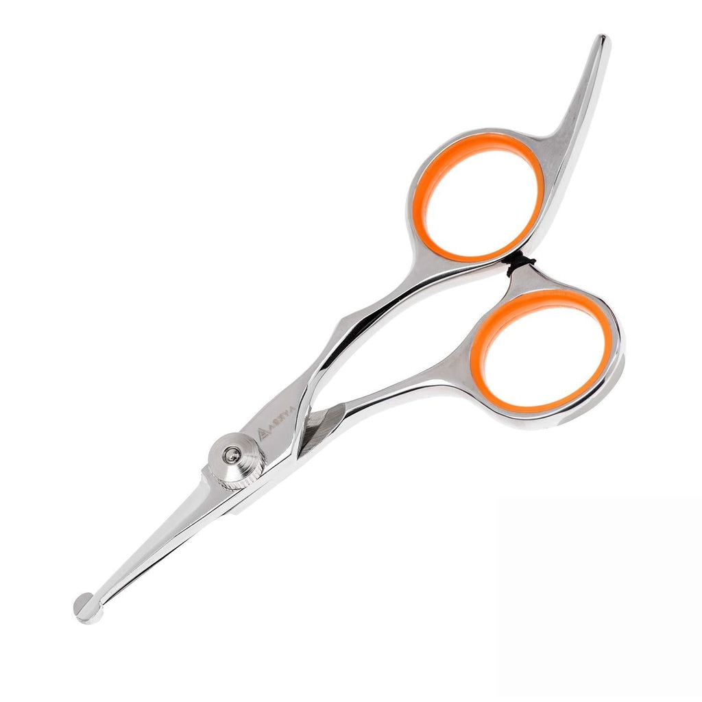 [Australia] - AEXYA – Four Point Five inches Straight Pet Grooming Scissors with Rounded Tips - Stainless Steel Safety Grooming Tool for Dogs and Cats 