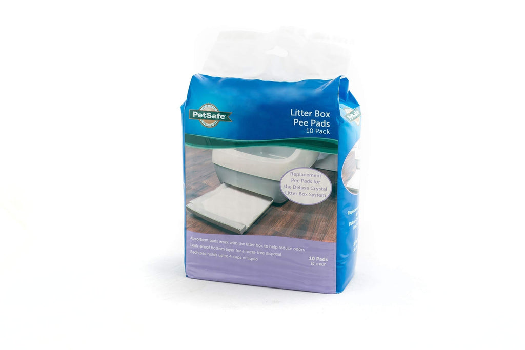 [Australia] - PetSafe Replacement Pee Pad Deluxe Crystal Cat Litter Box System, from The Makers of The ScoopFree Self-Cleaning Cat Litter Box 10-Pack 