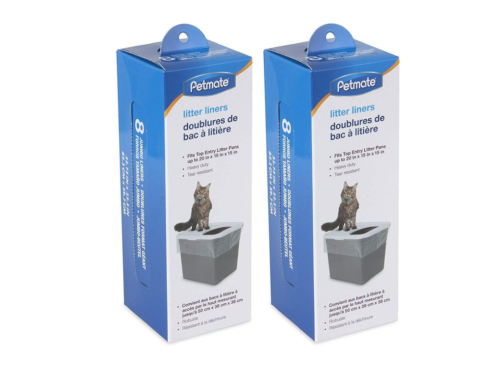 Petmate Top Entry Litter Pan Liners for Cat (16-Count) - PawsPlanet Australia