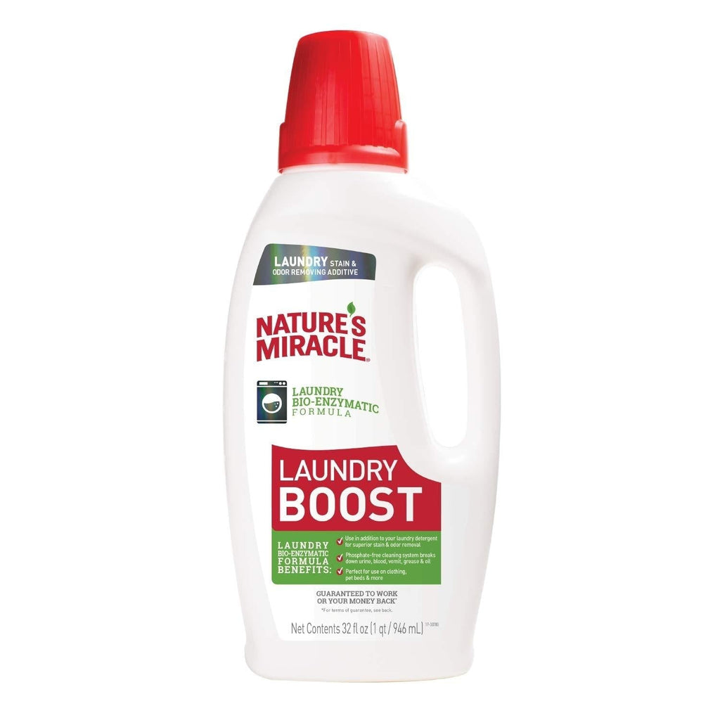 [Australia] - Nature's Miracle Laundry Stain and Odor Additive Bio-Enzymatic Formula for Pets 32 oz, 2nd Edition 