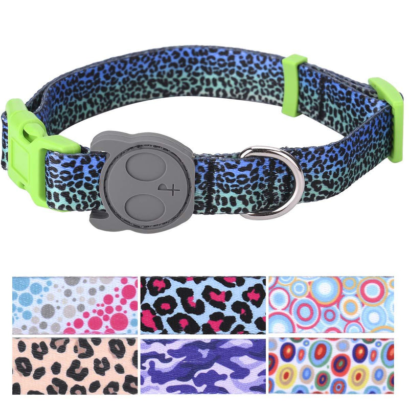 [Australia] - PetANTastic Best Adjustable Dog Collar Durable Soft & Heavy Duty with Wild Leopard Dots Design, Outdoor & Indoor use Comfort Dog Collar for Girls, Boys, Puppy, Adults Exotic Small 
