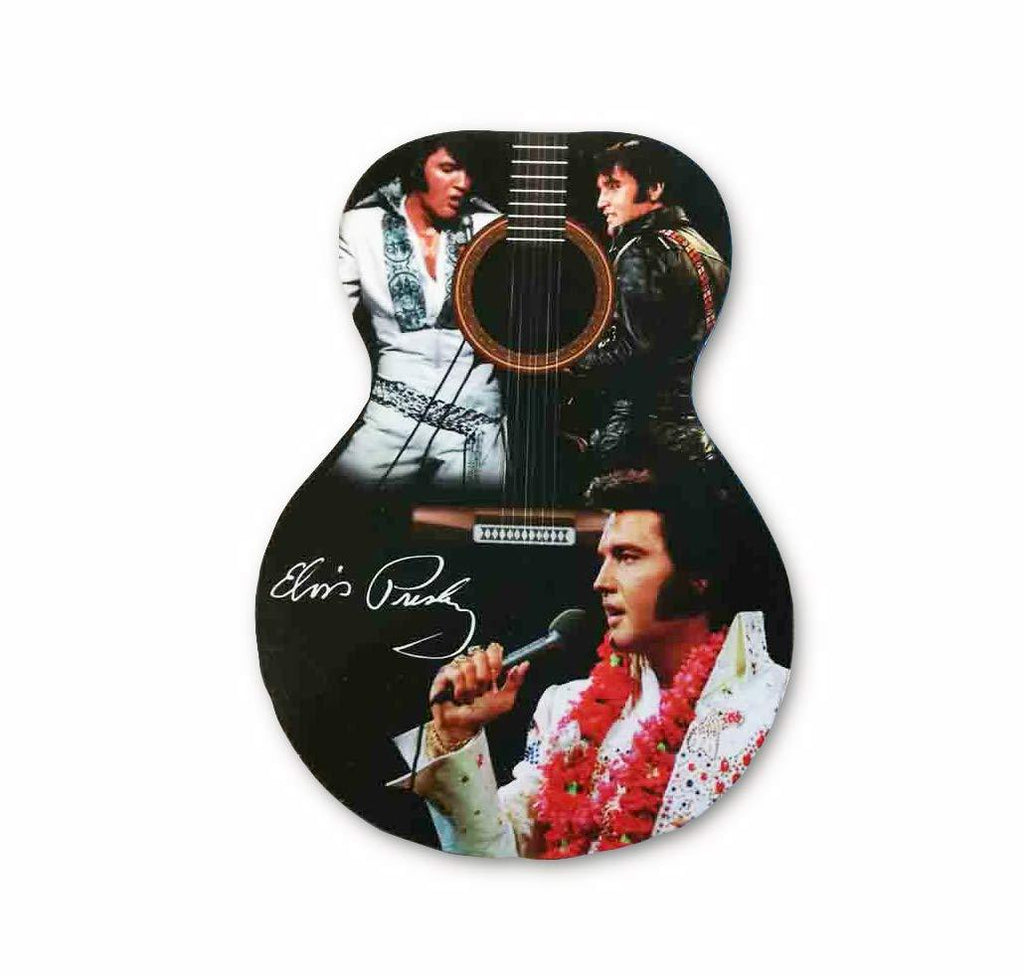 Elvis Set of 4 Coasters - Guitar Shape - PawsPlanet Australia