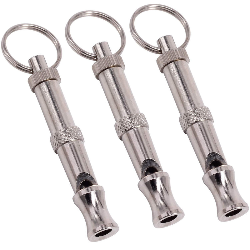 [Australia] - Yeebline Dog Training Whistle, [3 Pack] Adjustable Pitch Ultrasonic Device Pet Whistle Flute to Stop Barking Control for Dogs 