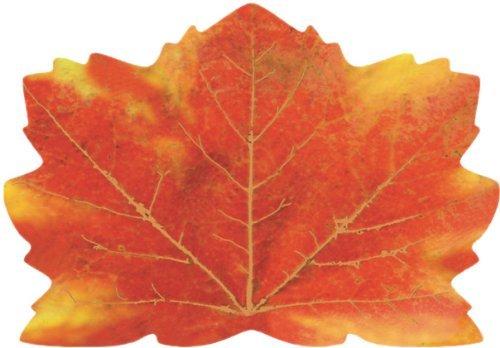 36 Thanksgiving Placemats Dinner Dining Table Décor Large 13 X 17 -Maple Leaf Shaped Paper Place mats Fall Autumn Harvest Maple Leaves Tablecloth Home Decorations - PawsPlanet Australia