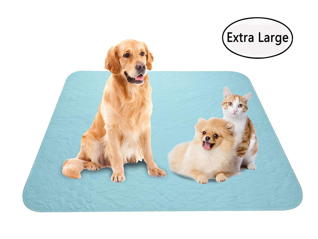 [Australia] - Washable Reusable Whelping Mat Dog Training Pee Pads, 2Pack Extra Large 59 x36 Leakproof Waterproof Fast Absorbing Odor Control, Senior Incontinence Kid Bed Wetting, Protect Floor Furniture Car 