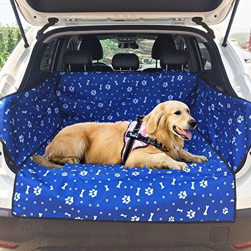 [Australia] - allelephant Dog Car Seat Covers,Dog Seat Cover Pet Seat Cover for Cars,Pet Seat Cover for Large Dogs Breed, Waterproof Washable Nonslip Pets Seat Mat Blue bone pattern 
