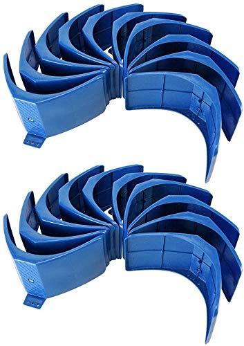 COLIBYOU 20pcs Dove Rest Stand Frame Grill Dwelling Pigeon Perches Roost Bird Supplies Blue Color - PawsPlanet Australia