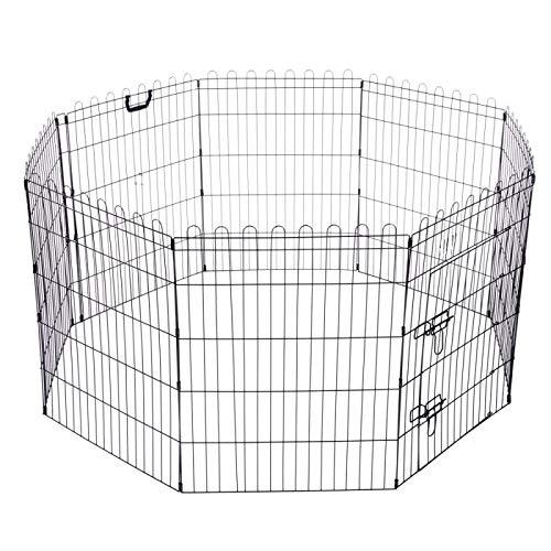 PetSpain 016326 Puppies Park, 90 cm High, 8 Panels, 60 cm, M - PawsPlanet Australia