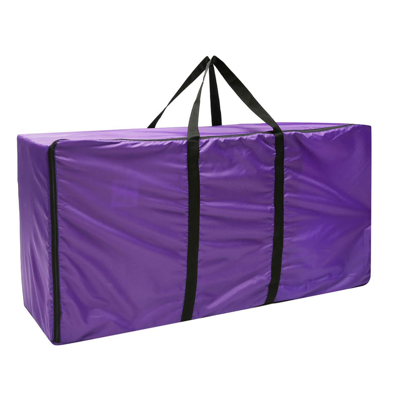 ESSORT Hay Bale Storage Bag, 420D Large Tote Hay Bale Carry Bag, Foldable Portable Horse and Livestock Hay Bale Bags with Zipper Waterproof, Also Fits for Christmas Tree Storage(45"x14"x23") Purple - PawsPlanet Australia