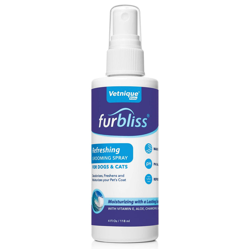 Furbliss Refreshing Dog Cologne/Deodorizer Grooming and Deodorizing Spray for Dogs and Cats - Eliminates Smelly Dog and Cat Odors Between Baths - by Vetnique Labs - PawsPlanet Australia