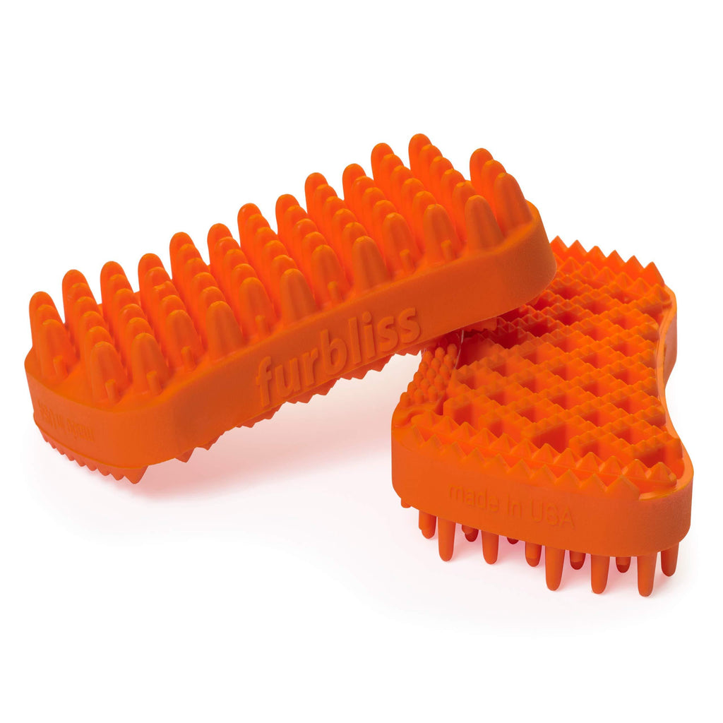 Furbliss Equine Horse Tack/Horse Brush Deshedding Massaging Grooming Curry Comb for Horses, Perfect Addition to the Tack Box - by Vetnique Labs - PawsPlanet Australia