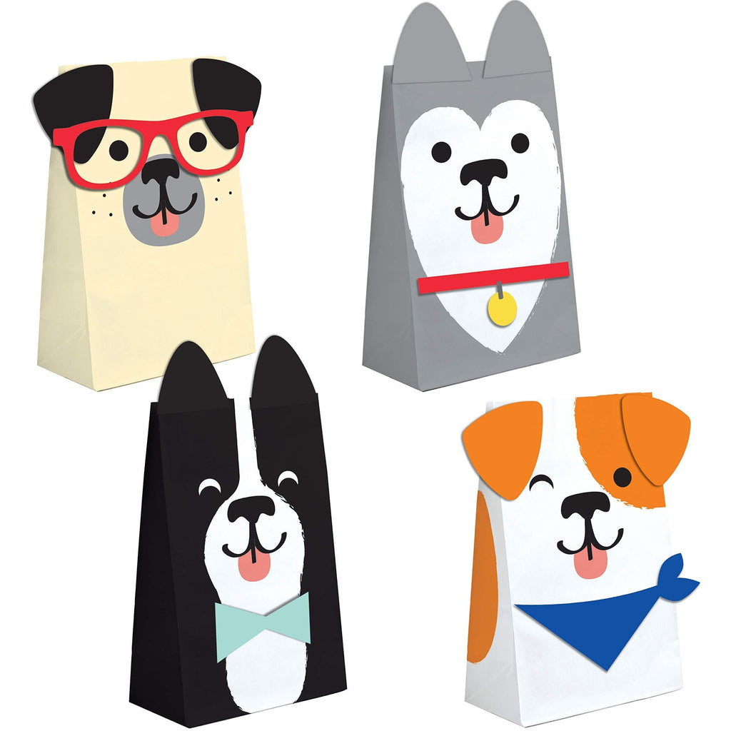 [Australia] - Creative Converting 336663case Dog Party Favor Bags, 4.5" x 8", Multicolor 