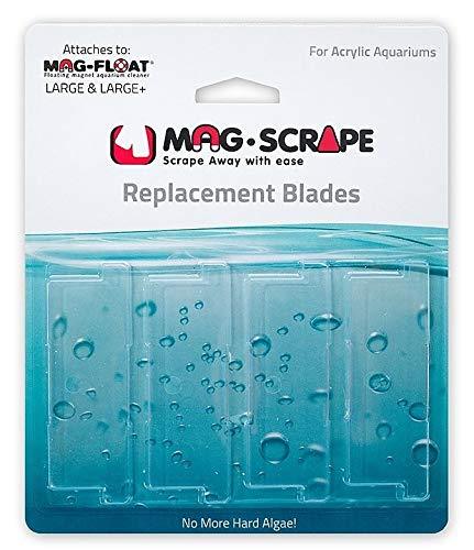 [Australia] - Mag-Float Replacement Lg & Lg+ Scraper Acrylic Blade 4-Pack 