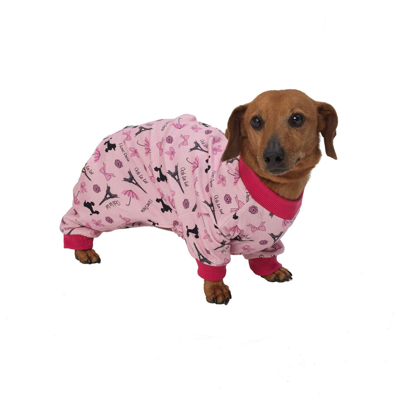 PetRageous I Love Paris Dog Pajamas Medium - PawsPlanet Australia