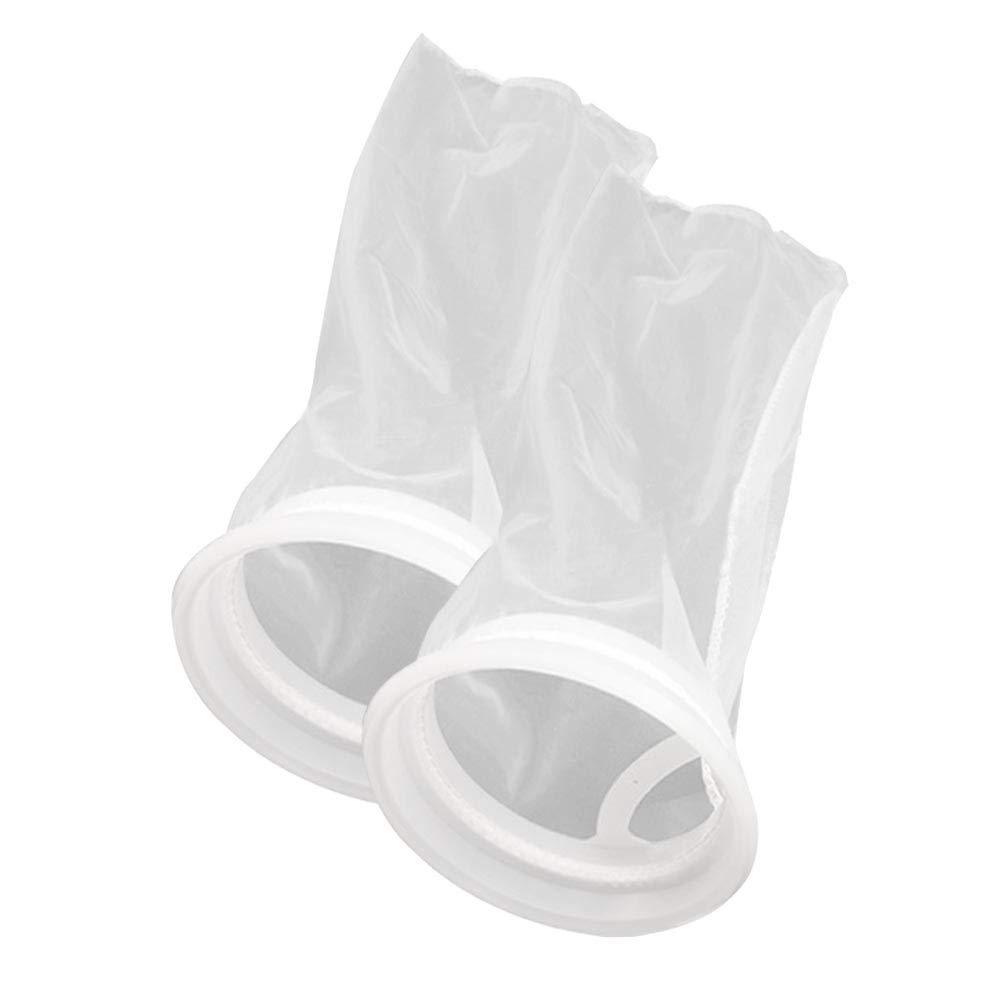 [Australia] - CONIE Large Aquarium Filter Bags 7" Opening x 17" Long Nylon Filter Socks 200 Micron Felt Filtration 2Pack 