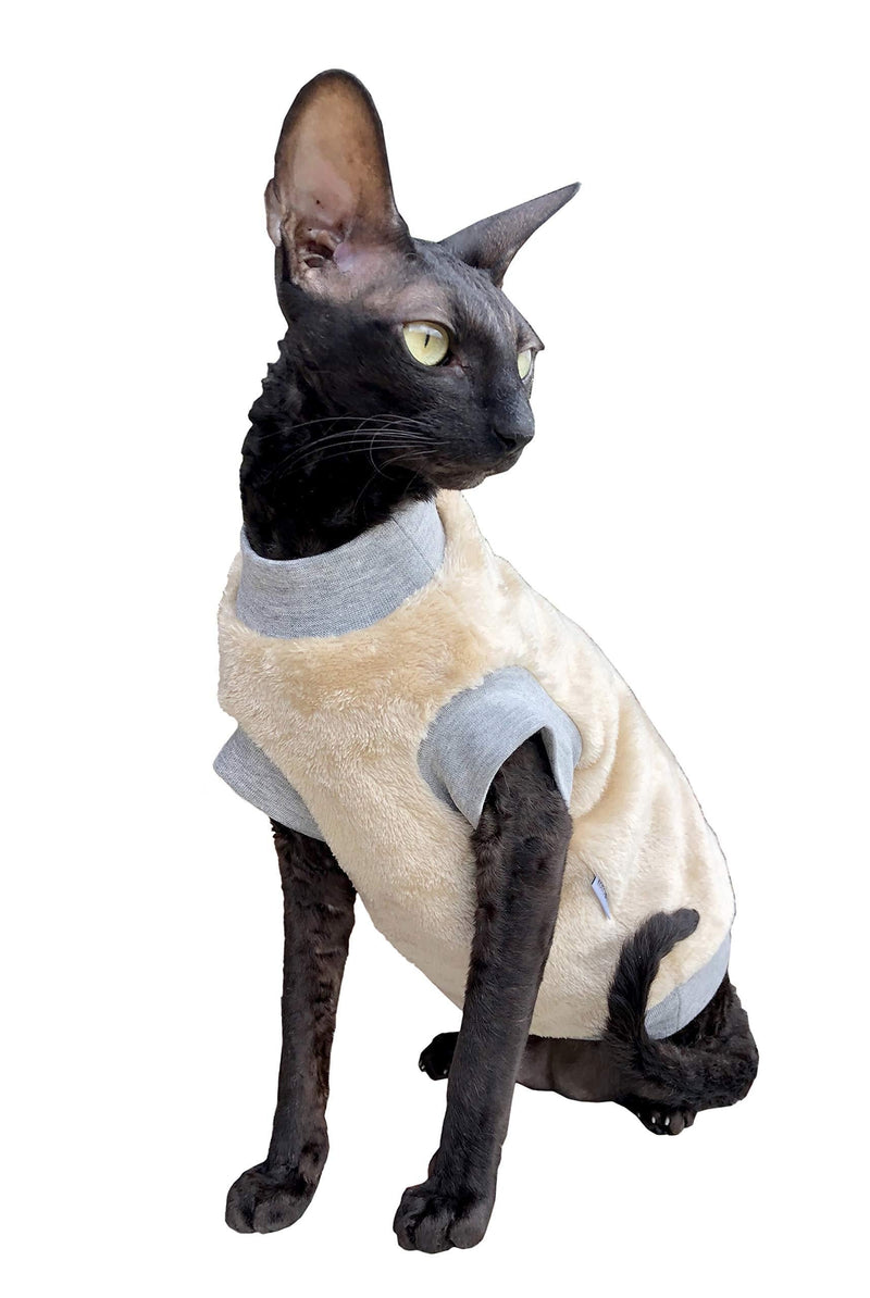 [Australia] - Kotomoda Cat's Pullover Beige Mantle L 