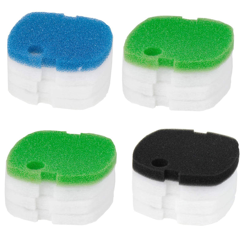 [Australia] - AQUANEAT Compatible Canister Filter Pads Replacement for SUNSUN/GRECH/Super HW-302 CF300 Aquarium Filter Media 4 Bio+ 12 Floss 