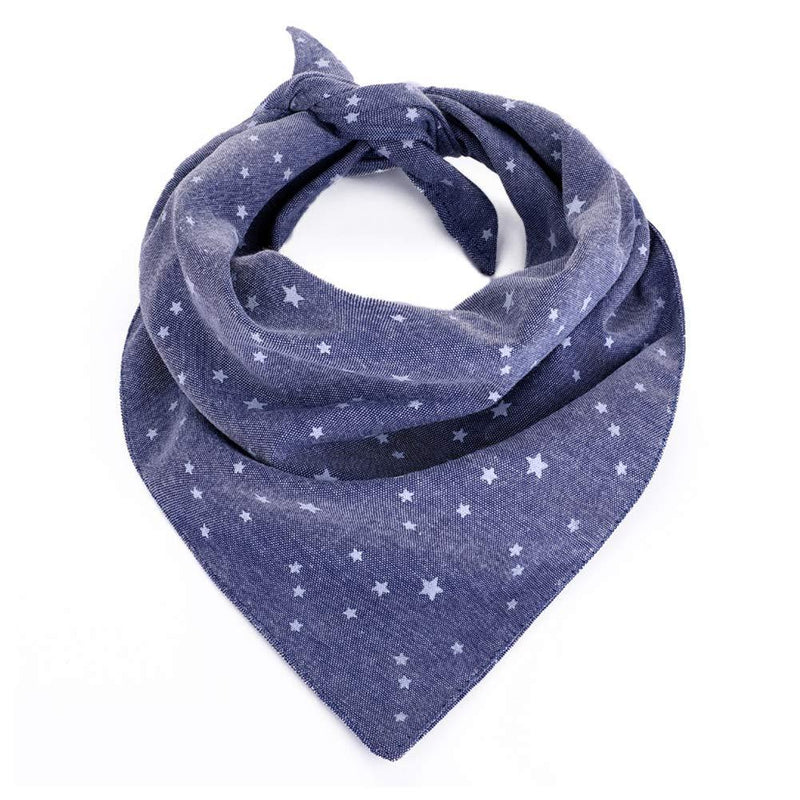 Hotumn Dog Bandana Star Pattern Head Scarfs Neckerchief Accessories for Small and Larger Dogs Cats Puppy M - PawsPlanet Australia
