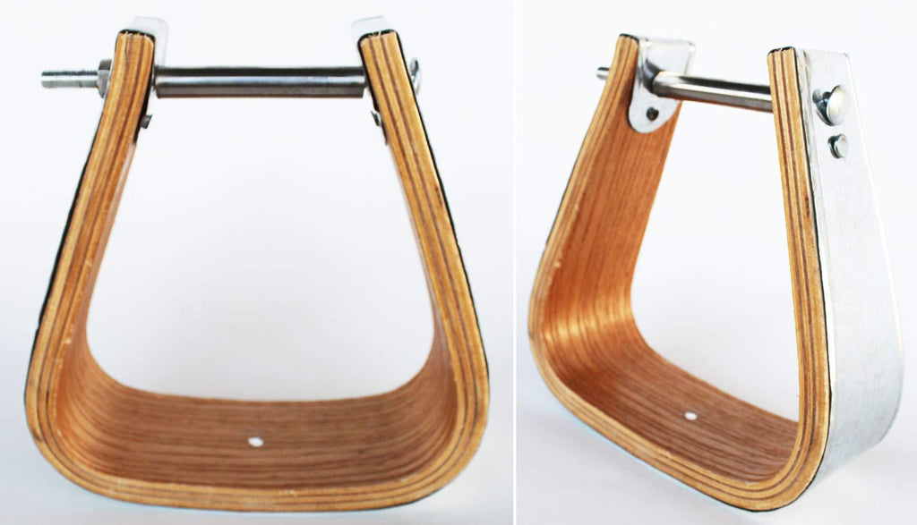 [Australia] - CHALLENGER Horse Saddle Western Hickory Wood Metal Bound Deep Roper Bell Stirrups 51163 