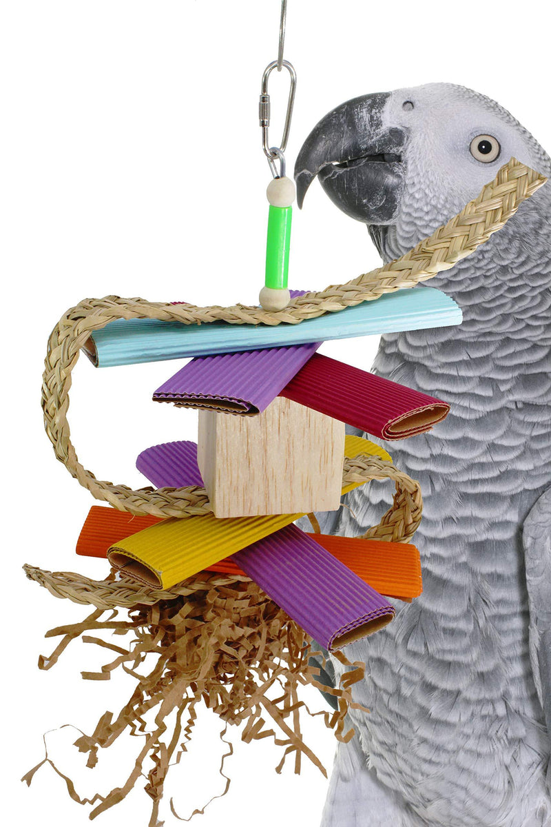 [Australia] - Bonka Bird Toys Balsa Parrot Toys cage Cages preening Cockatiel Conure Cockatiel Budgie Parakeet Balsa Swirl 