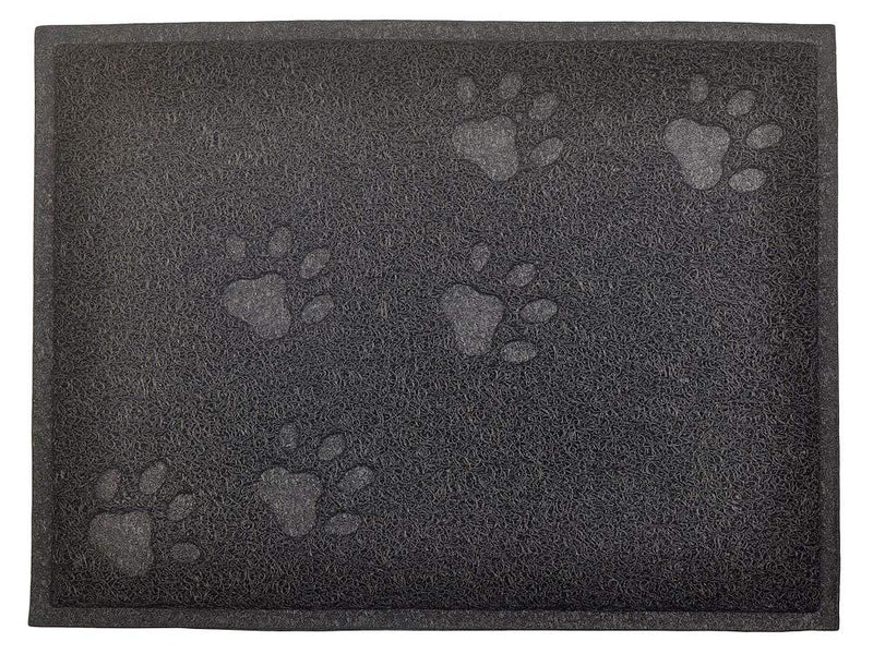 DM Cat Litter Box Debris Catcher Mat,Kitty Scatter Control Rug,16x12 Inches,5 Colors Available Black - PawsPlanet Australia