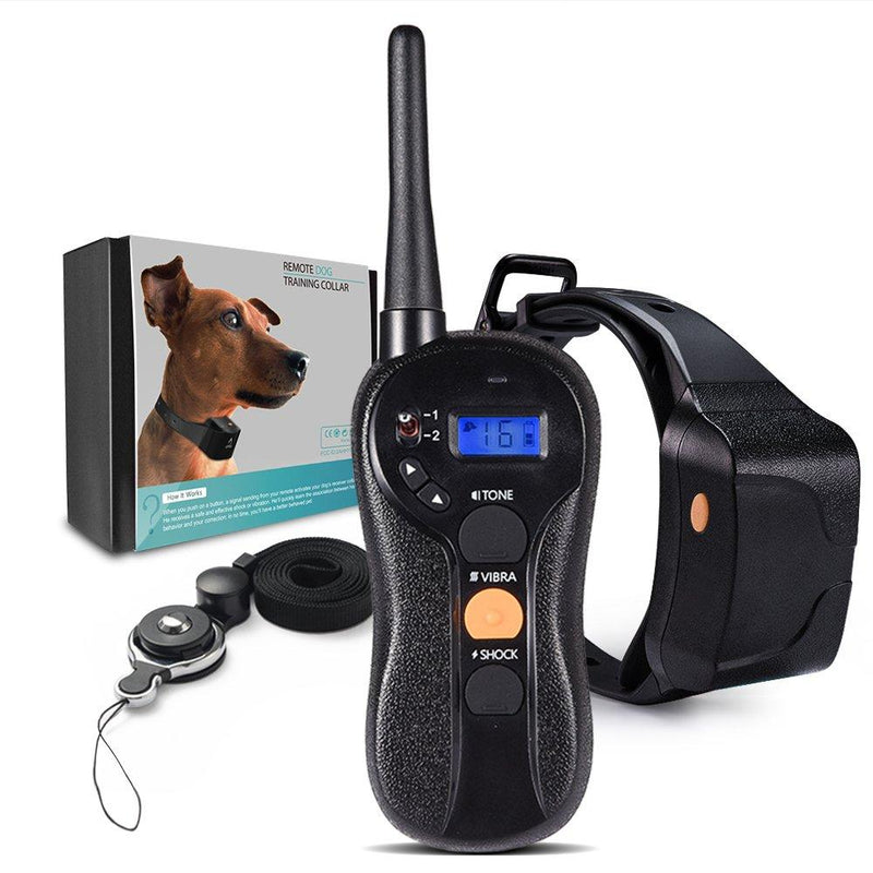 [Australia] - PetInn Dog Training Collar - Rechargeable with 3 Training Modes, Beep, Vibration and Shock, 100% Waterproof Training Collar with Remote (22 to 88lbs) 