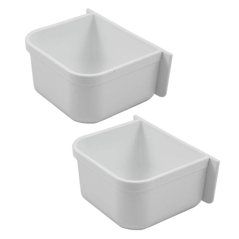 [Australia] - A&H Tool & Die Parrot Cage Replacement Food and Water Cup Two Pack 