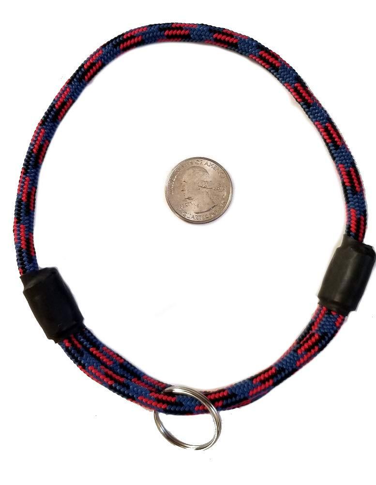 [Australia] - National Leash Thin Mountain Rope Dog ID Collar - Racer Red - Medium - The Original Snickers Collar 