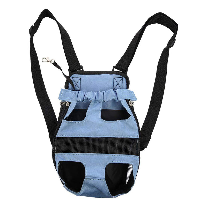 [Australia] - uxcell Pet Dog Carrier Adjustable Front Chest Backpack Pet Cat Puppy Tote Holder Bag Strap for Travel Outdoor Small/Medium/Large S Blue 