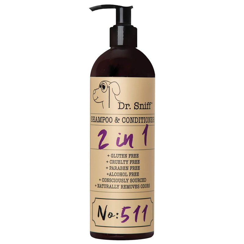 [Australia] - 2-in-1 Dog Shampoo & Conditioner by Dr. Sniff | Small Batch & Made by Hand in the USA with Organic Ingredients | Cruelty-Free, Paraben-Free, SLS-Free | 16oz Calm Pup 