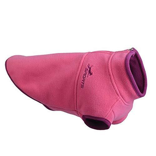 [Australia] - PETCARE Pet Dog Fleece Sweater Winter Clothes Zipper Vest Puppy Pullover Jacket Coat for Small Medium Dogs Cats XS Pink 