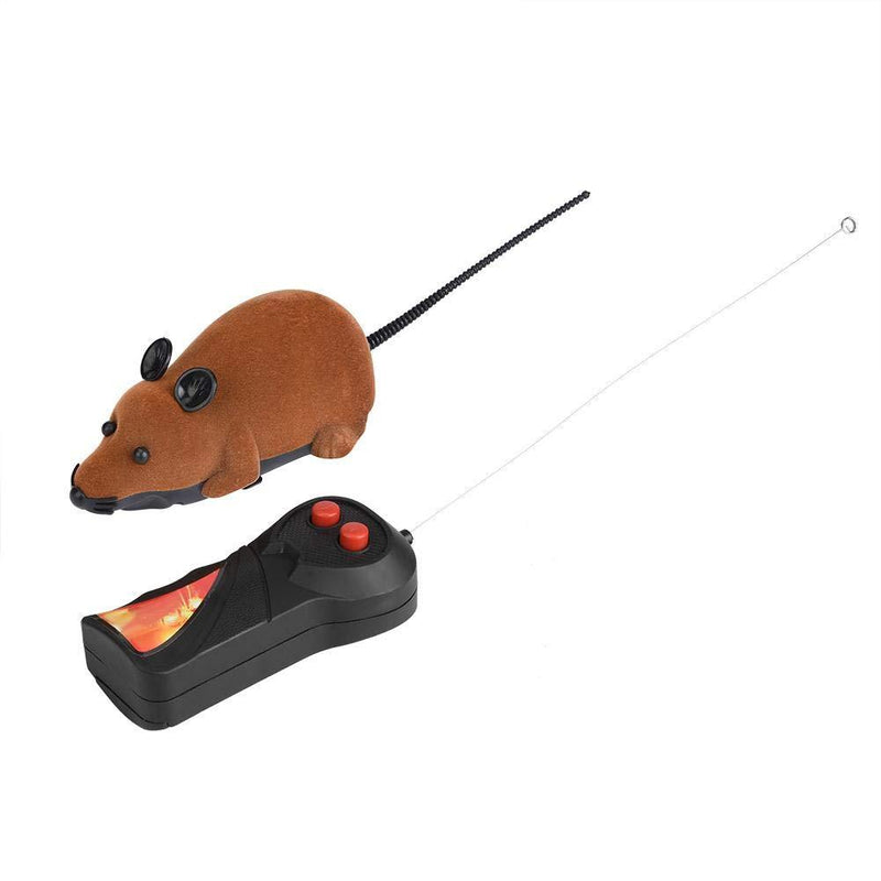[Australia] - Yosooo Remote Control Mouse Wireless Mouse for Cat Dog Funny Rat Novelty Gift Pet Toy Grey 