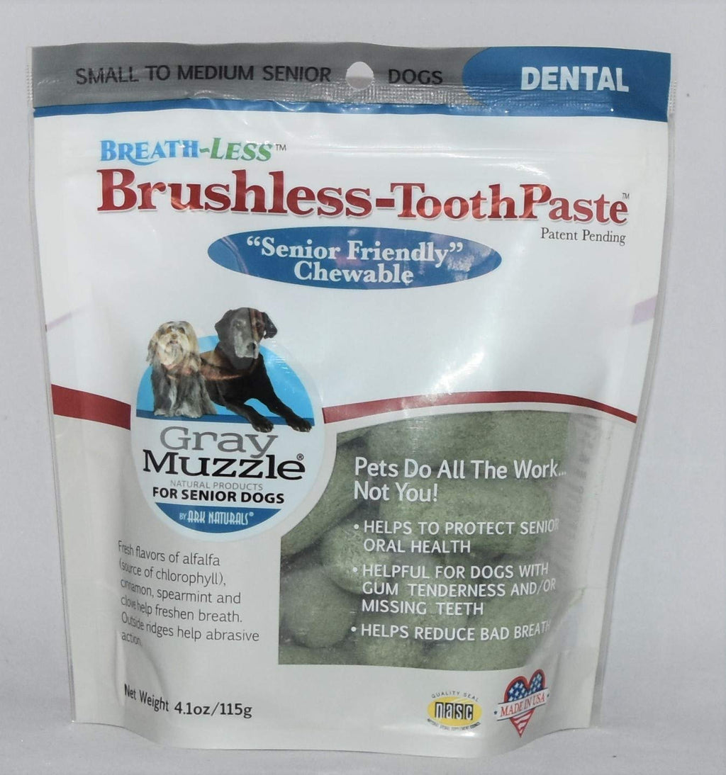 ARK NATURALS Breath-Less Brushless Toothpaste, Vet Recommended Natural Dental Chews for Dogs, Plaque, Tartar and Bacteria Control - PawsPlanet Australia