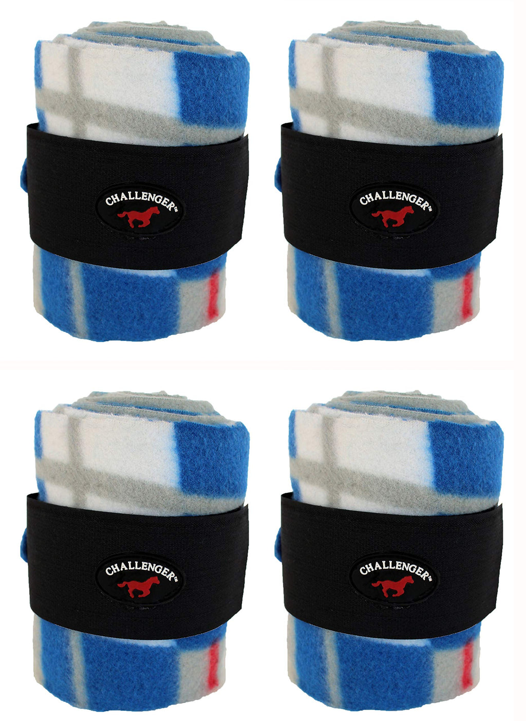 [Australia] - CHALLENGER Horse Tack Grooming Leg Set of 4 Polo Wrap 95R27 