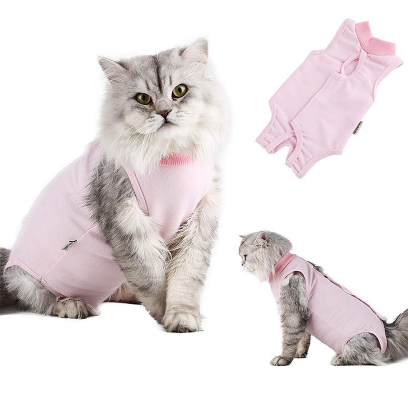 Alfie Pet - Beck Surgical Recovery Suit Body Wrap for Cats and Dogs Small Pink - PawsPlanet Australia
