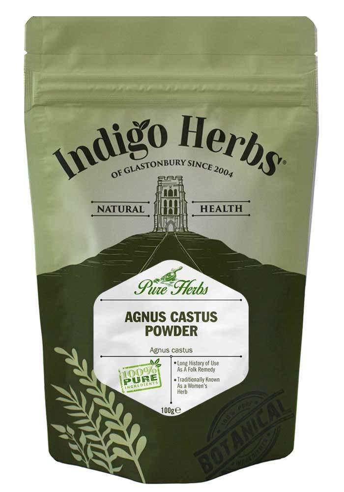 Indigo Herbs Agnus Castus Powder 100g - PawsPlanet Australia