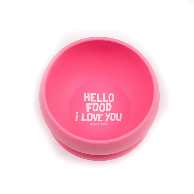 [Australia] - Bella Tunno Hello Food I Love You Wonder Bowl, Pink 