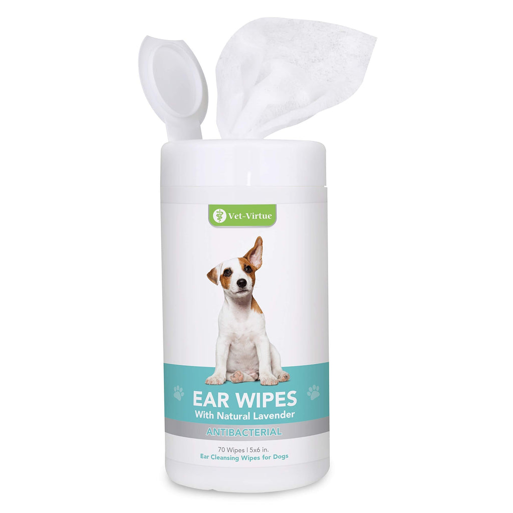 VET-VIRTUE Fragrance Free Ear Wipes for Dogs Single - PawsPlanet Australia