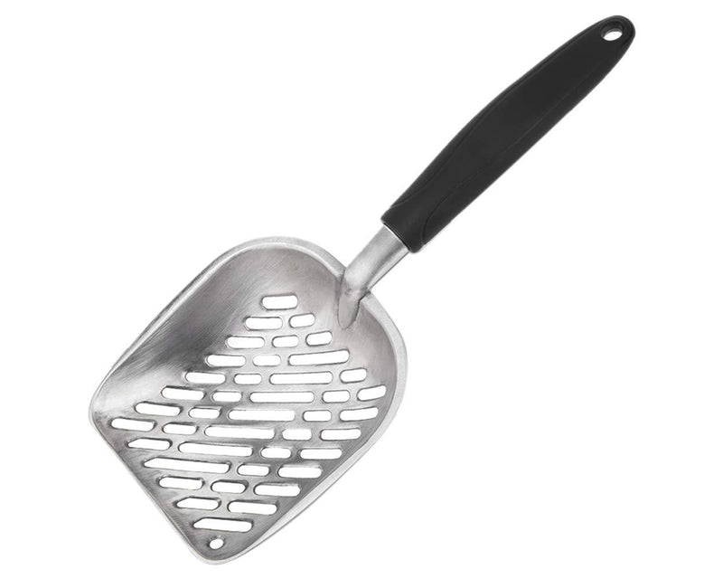 [Australia] - DS. DISTINCTIVE STYLE Cat Litter Scoop Deep Shovel Metal Sifter (Solid Handle Irregular Holes) 