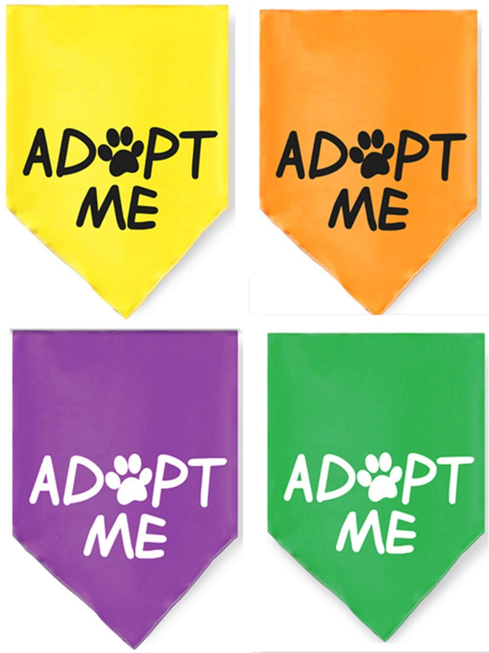 JPB 4 Pack Adopt Me Dog Bandana L - PawsPlanet Australia