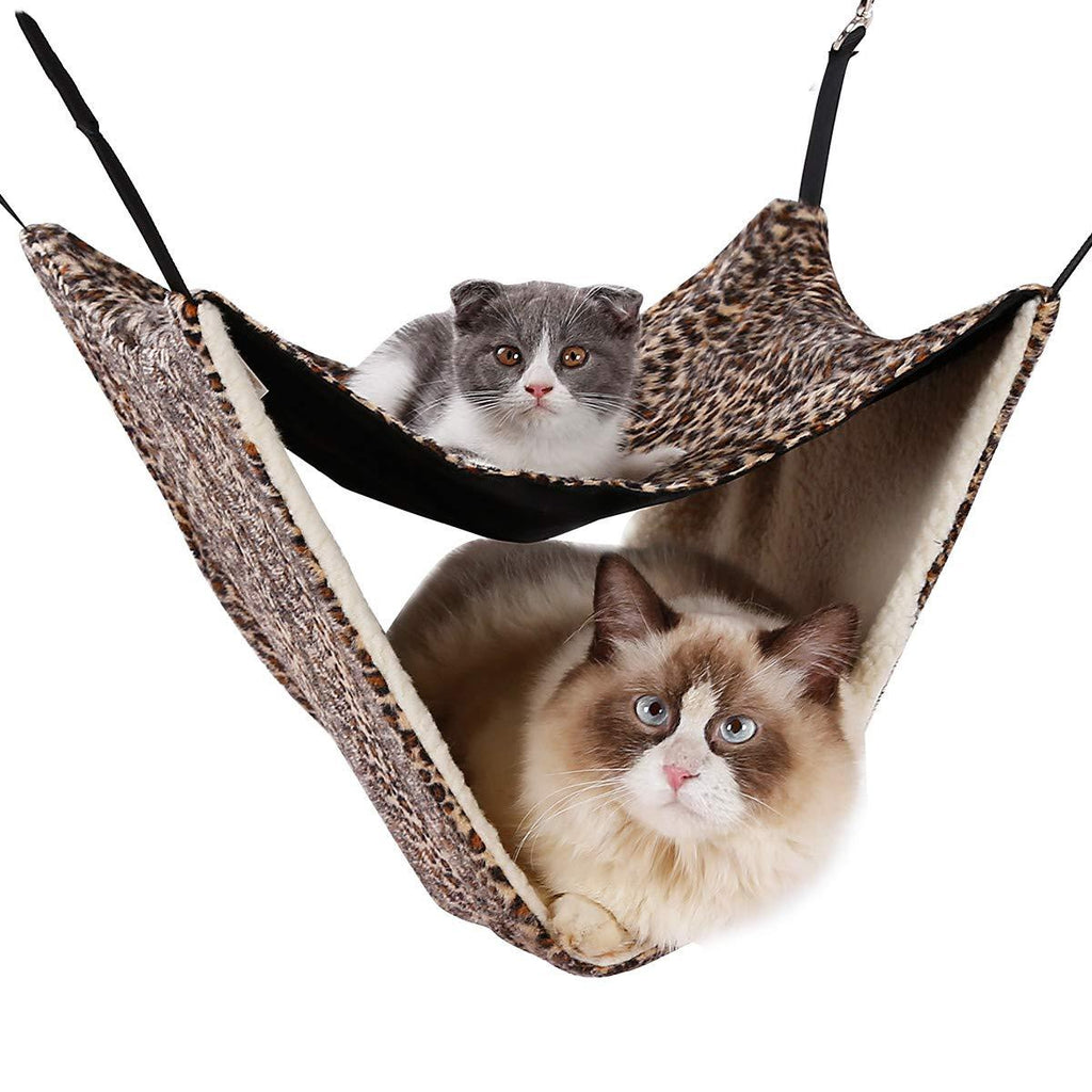 [Australia] - Delifur 2 Level Cat Hammock Double Layer Pet Hanging Bed Winter 