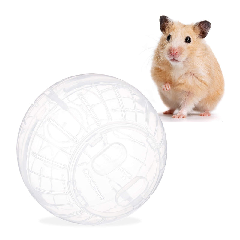 Relaxdays Exercise Ball for Hamsters and Mice, 14 cm, Transparent - PawsPlanet Australia