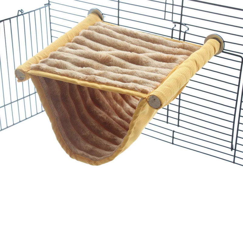 Double Bunkbed Hammock Sleep Bed Cage Play Platform with Warm Fleece for Hamster Mice - PawsPlanet Australia
