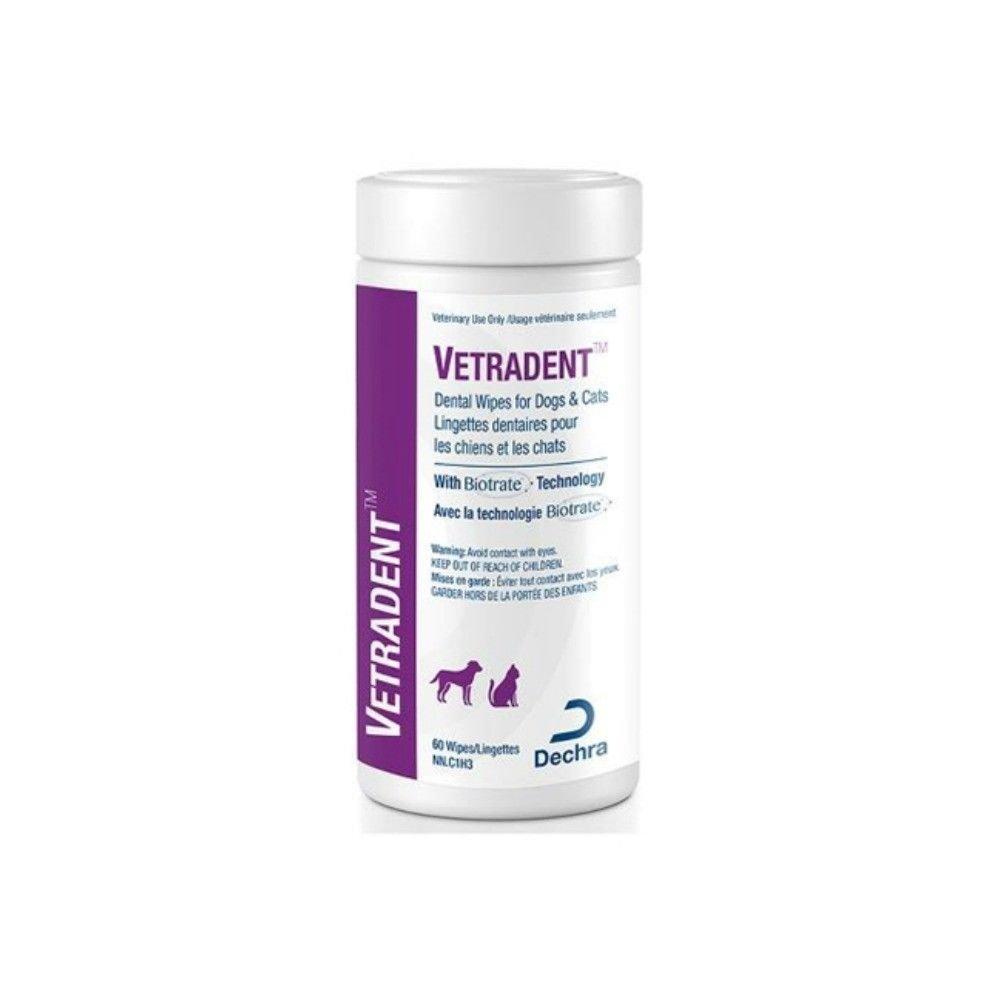 [Australia] - Dechra Vetradent Dental Wipes for Dogs and Cats 60 Count 