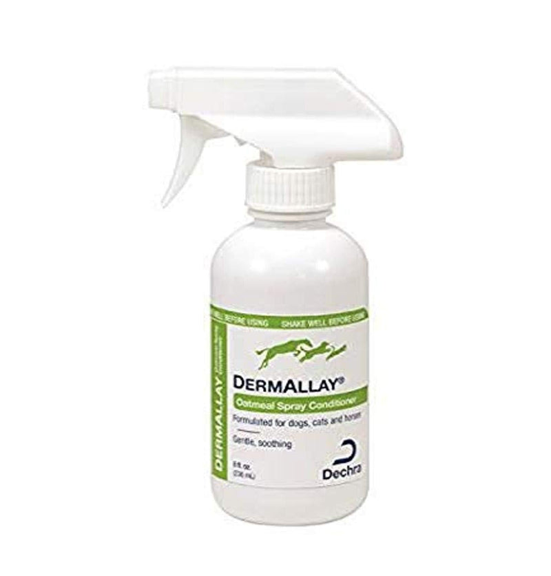 [Australia] - Dechra DermAllay Oatmeal Spray Conditioner for Dogs, Cats & Horses (8oz) - Gentle and Soothing 8 Ounce 
