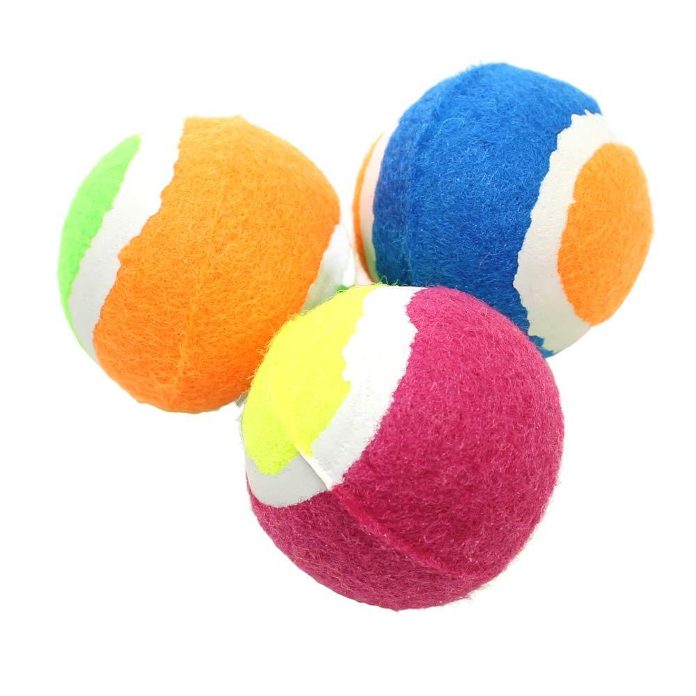 [Australia] - 2044 Pk3 Mini Tennis Balls Bonka Bird Toys Conure Parakeet Cockatiel Quaker African Grey Parrot 