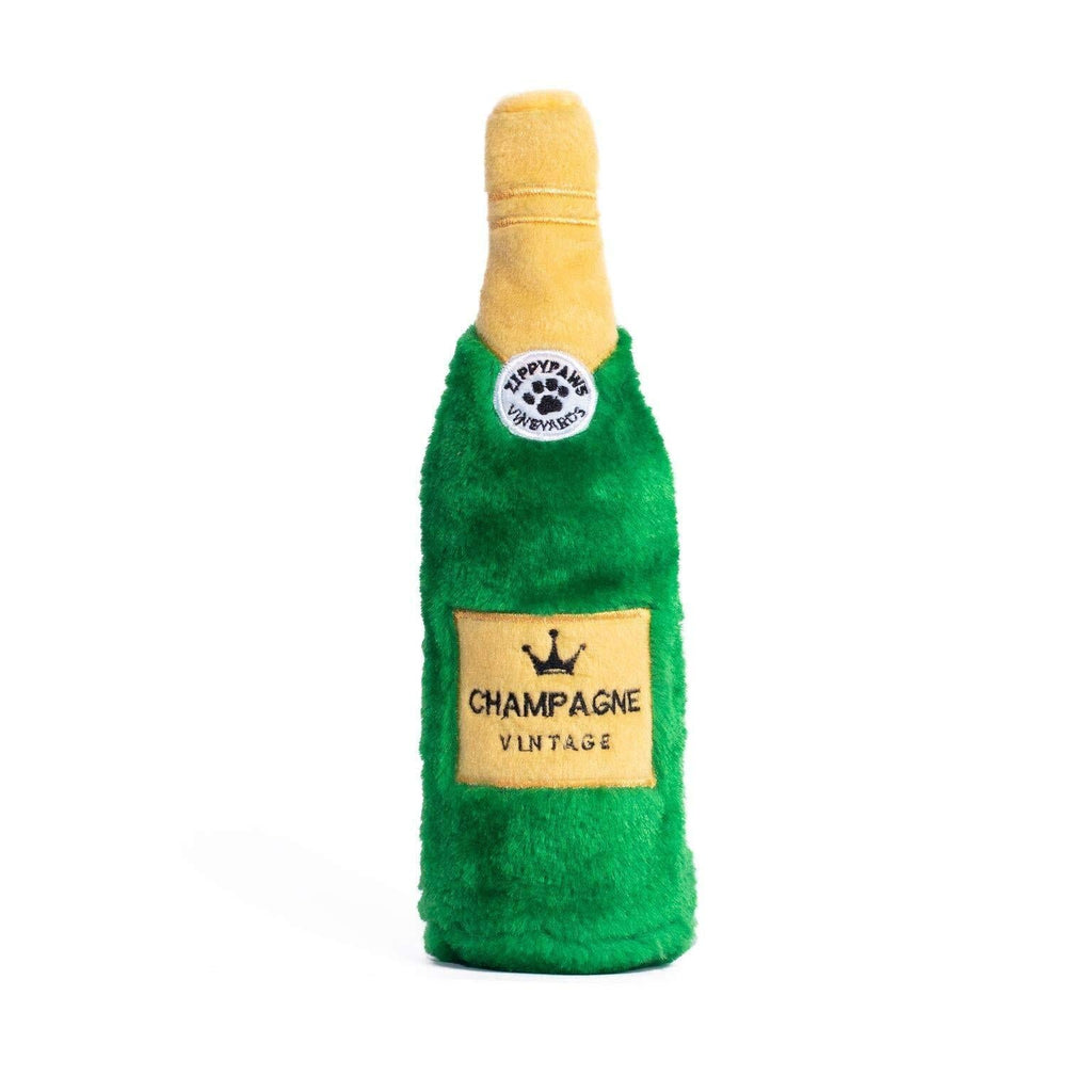 [Australia] - ZippyPaws - Happy Hour Crusherz Drink Themed Crunchy Water Bottle Dog Toy Champagne 